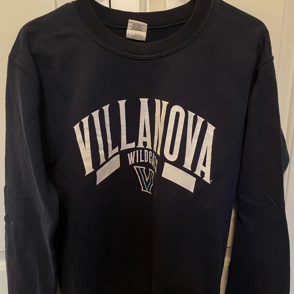 Navy Villanova CrewNeck
